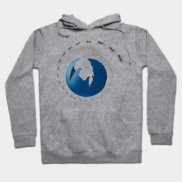 Lunch Spiral: Giant Anteater Hoodie by TehNessa